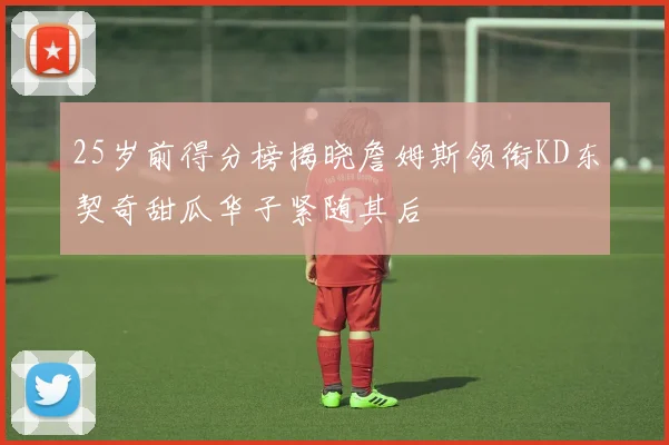 25岁前得分榜揭晓詹姆斯领衔KD东契奇甜瓜华子紧随其后